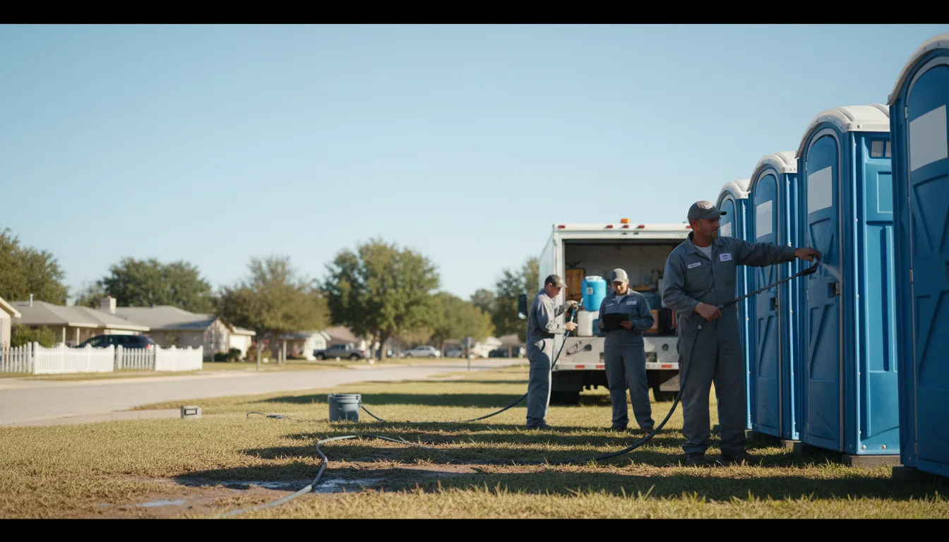 Long-Term Portable Toilet Rental in Crossett, AR near me